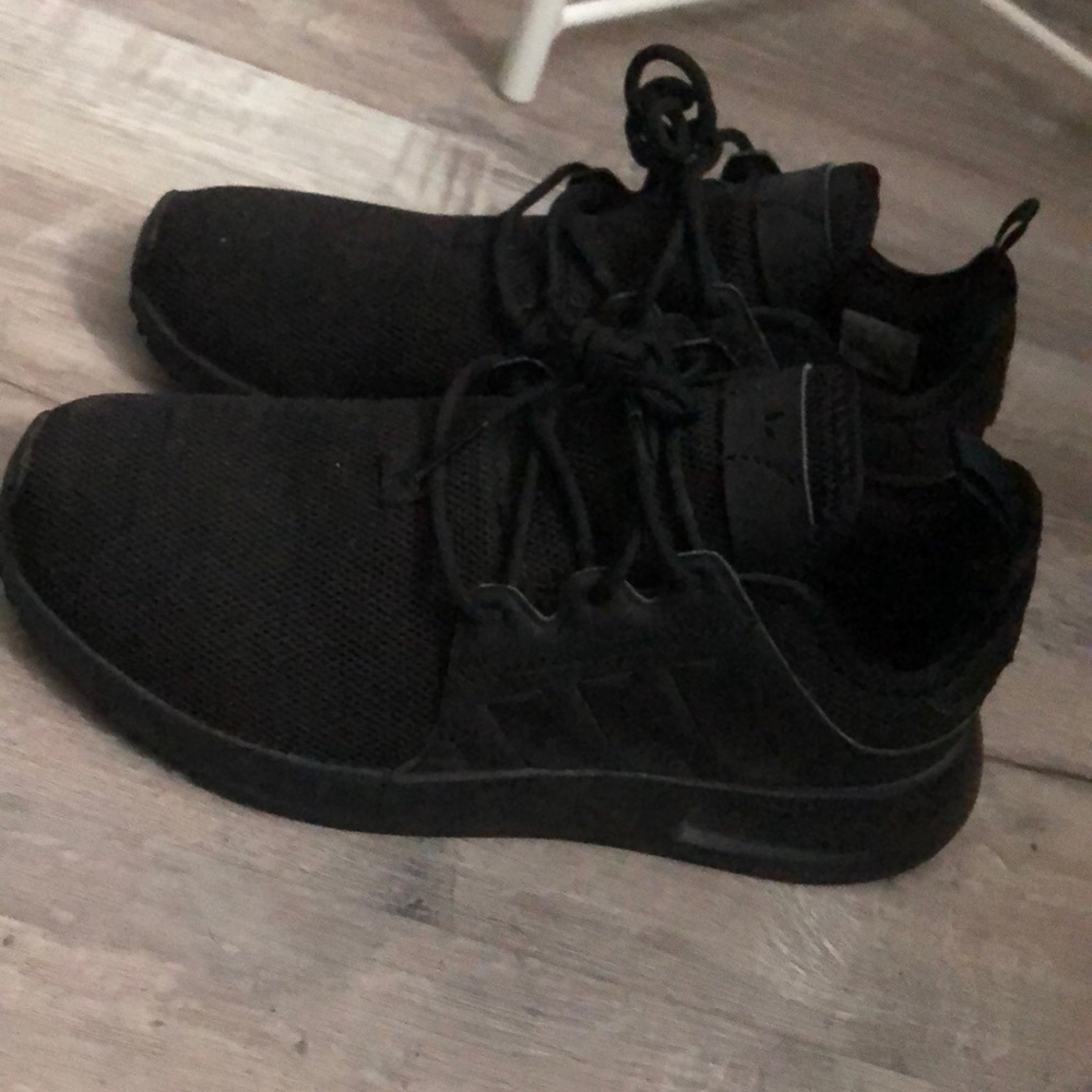 Black adidas shoes